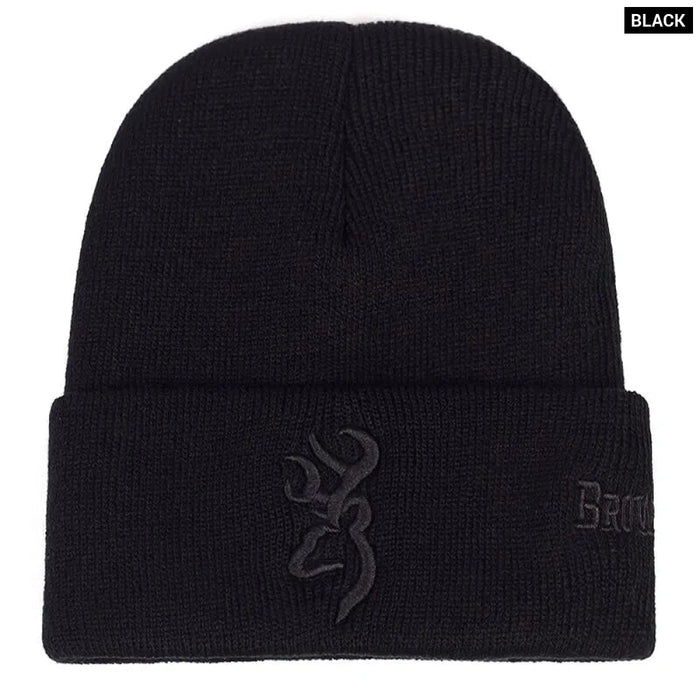 Embroidered Beanie / Hat For Warm Winter Style