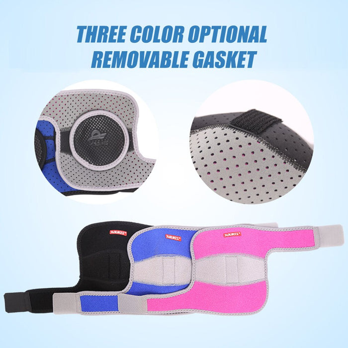 1 Pair Adjustable Kids Compression Elbow Brace For Tennis Football Volleyball