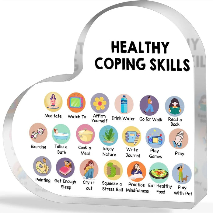 Healthy Coping Therapy Office Decor