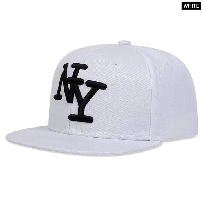 Adjustable Hip Hop Hat Embroidered Letters