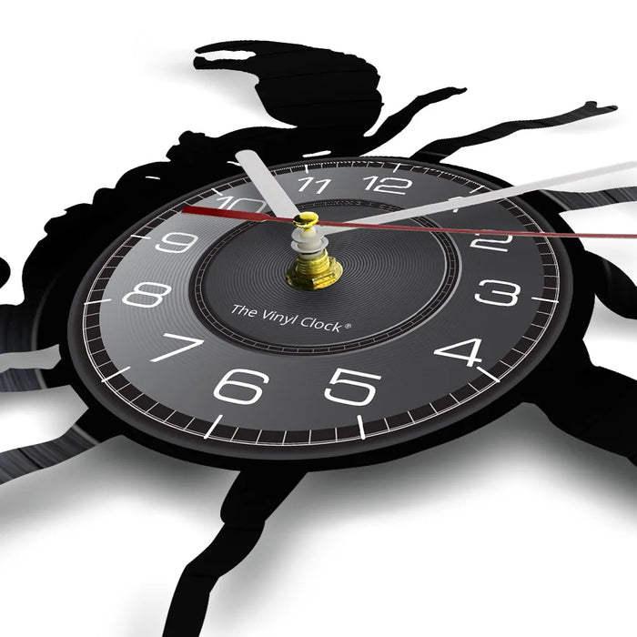 Scorpio Zodiac Vinyl Record Wall Clock