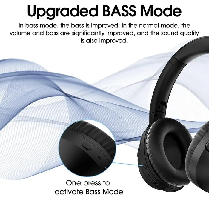 Wireless Tooth Headphones With 3d Stereo Bass