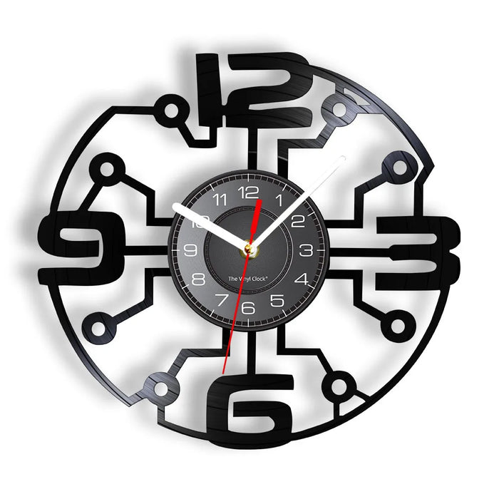 Retro Vinyl Record Wall Clock