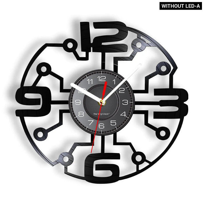 Retro Vinyl Record Wall Clock