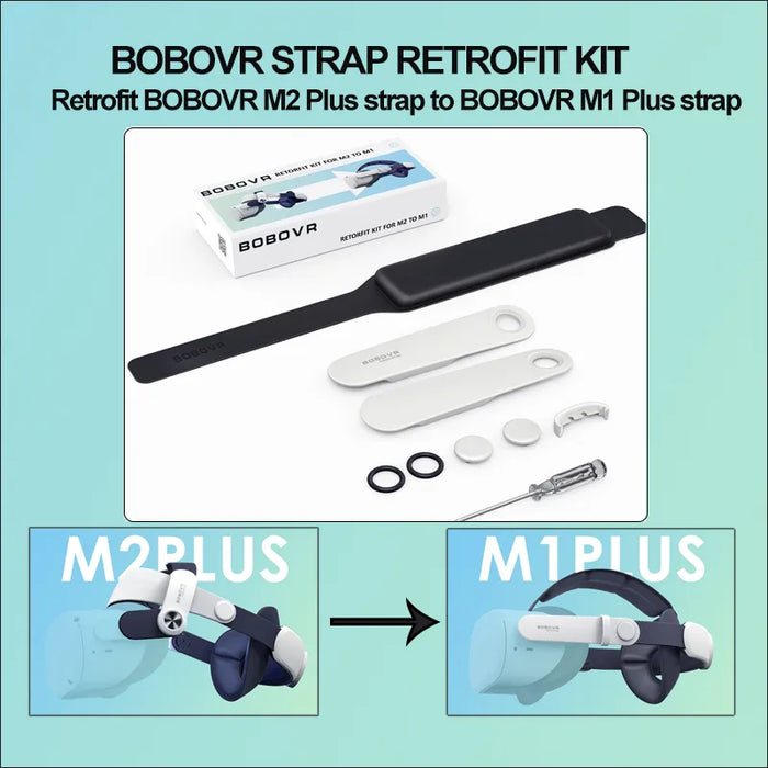 M1 Head Strap Retrofit Kit With Honeycomb Pad And Widened Top Belt