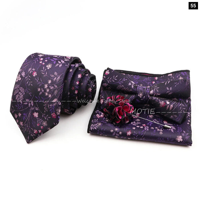 Classic Plant Tie Set For Weddings And Daily Wear