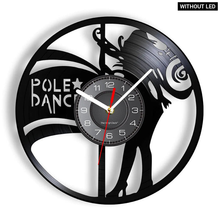 Pole Dancer Wall Clock