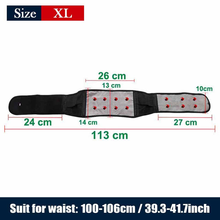 Adjustable Self Heating Magnetic Therapy Lumbar Brace Belt For Working