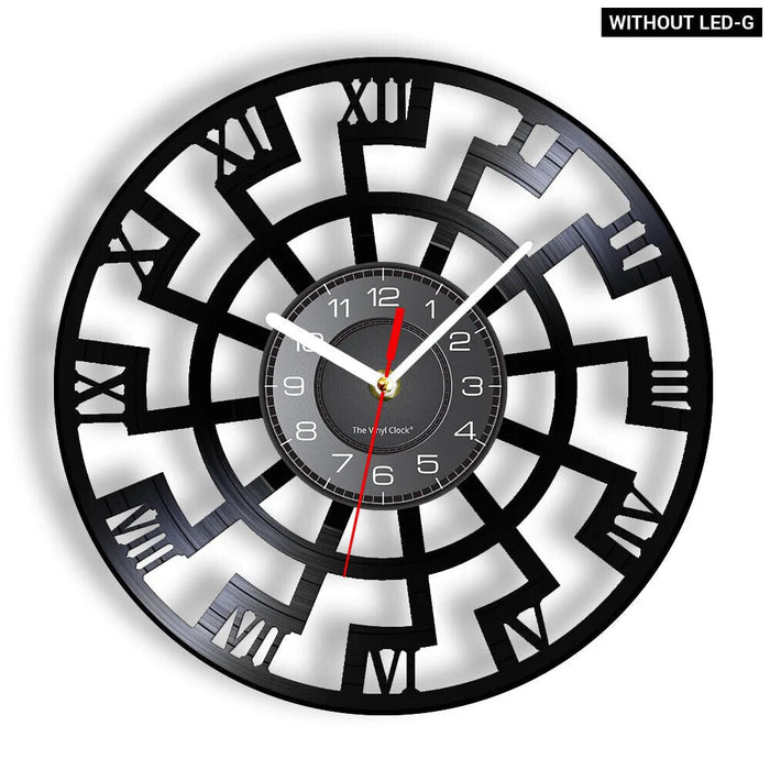 Retro Vinyl Record Wall Clock