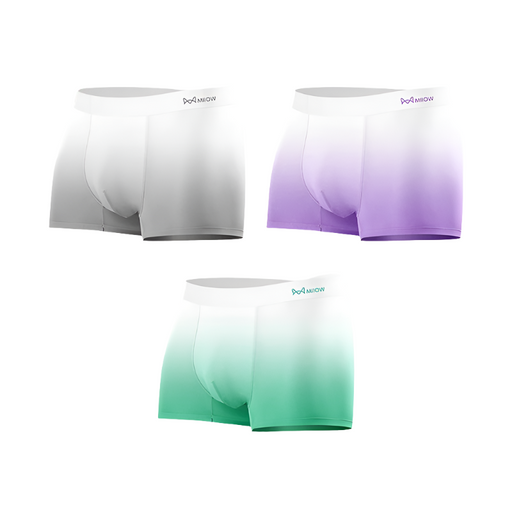 Pack Of 3 Ice Silk Mens Boxer Shorts