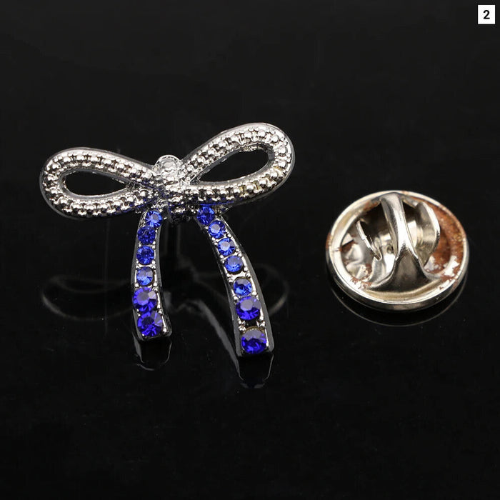 Bowknot Brooch For Men Suit Accessory