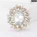 Luxury Women Brooch 10 Colour Crystal Pin For Party Clothing