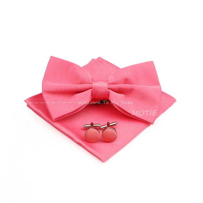 Colourful Bowtie Set For Business And Weddings