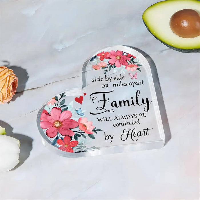 Family Roots Heartfelt Acrylic Souvenir