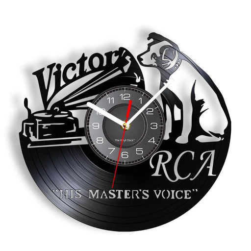 Vintage Vinyl Record Clock