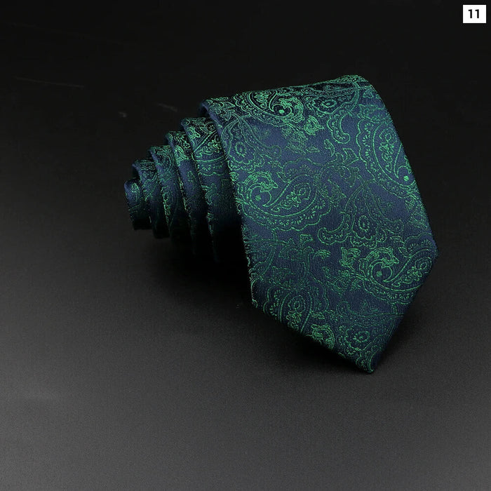 Classic Paisley Tie Luxury Business And Wedding Accessory