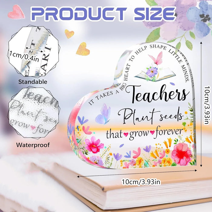 Teacher Appreciation Gift Paperweight Keepsake