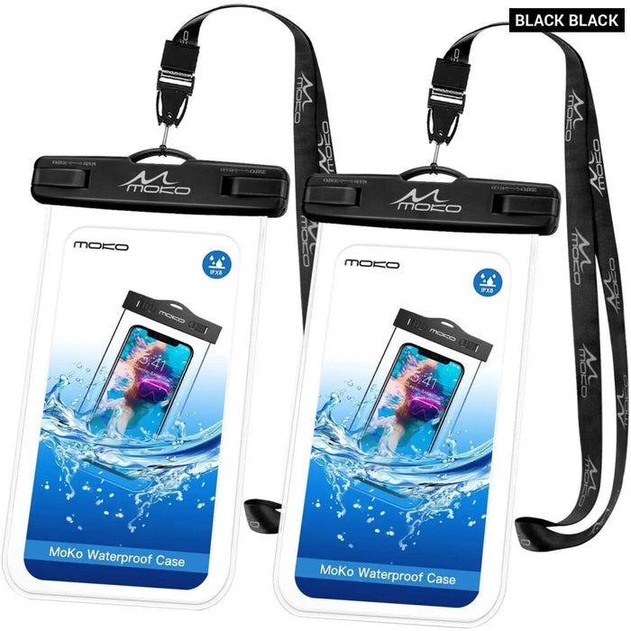 For Iphone 13 12 11 Pro Max X Xs 8 Xiaomi Huawei Samsung 2Pcs Waterproof Phone Case