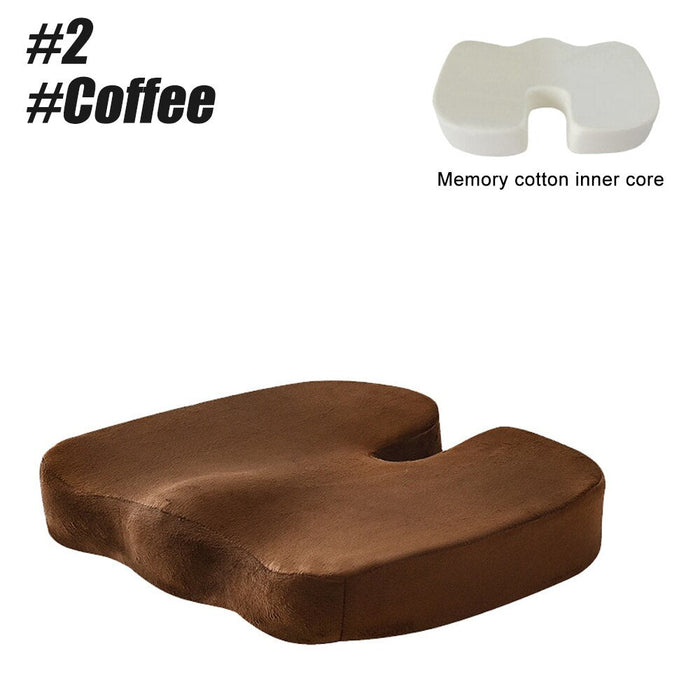 Donut Cushion Orthopedic Tailbone & Coccy Memory Foam Pillow Relieve Pain Pressure