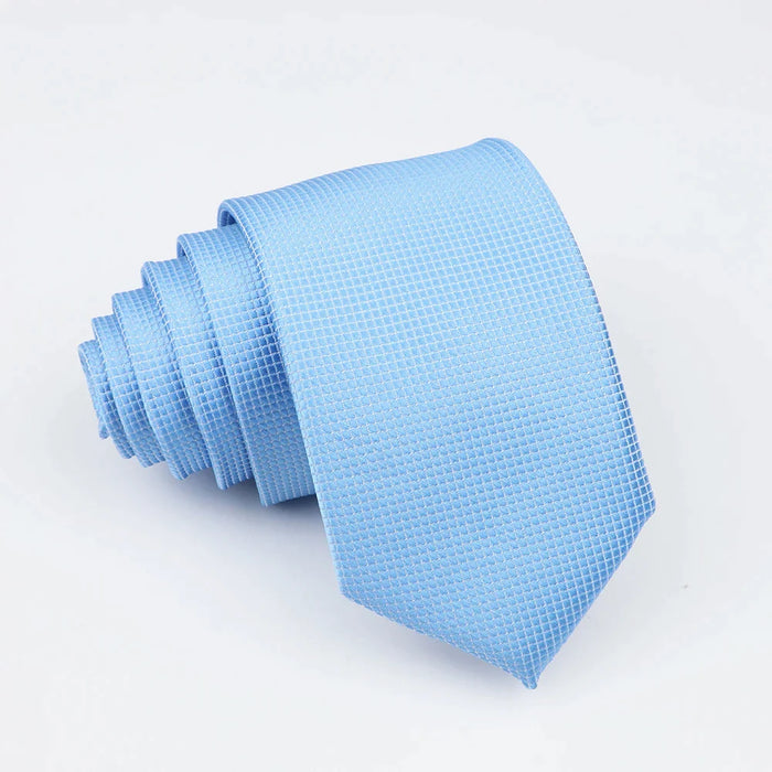 Classic Slimplaid Neck Ties For Men Business And Wedding Essential