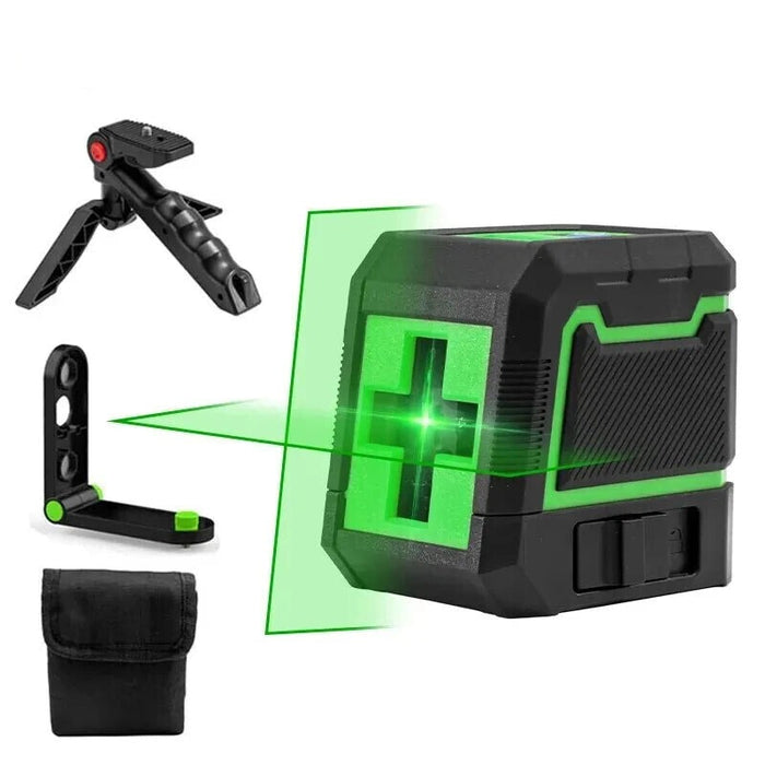 Hilda 2 Line Laser Level Self Leveling Green Laser Beam