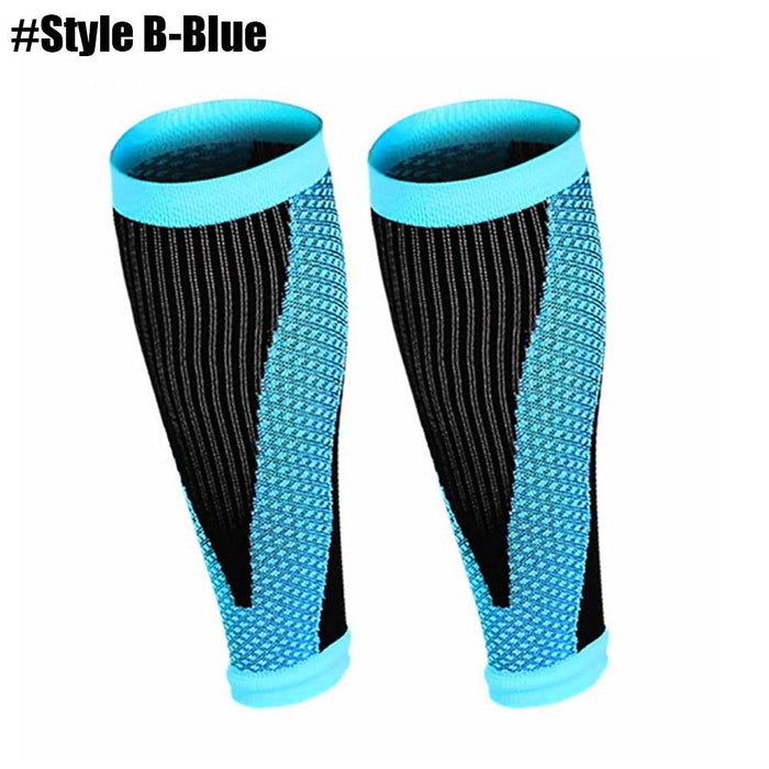 1Pair Sports Calf Moisture Wicking Leg Sleeves For Women Men Cycling Running Basketball