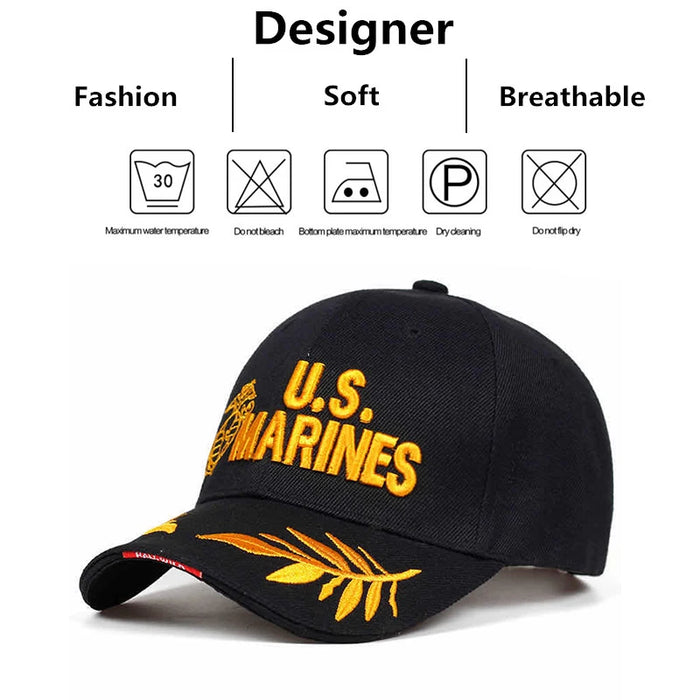 Adjustable Snapback Baseball Cap / Hat For Outdoor Wear