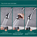 3 Step Adjustable Tap Extender With Swivel Spout