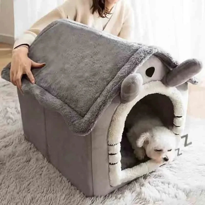 Pet Tent House With Removable Cushion For Small To Large Pets