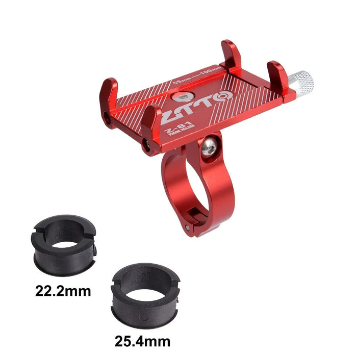 Ztto Bike Phone Holder Universal Mtb Mobile Mount For Road Bike Motorcycle M365 Handlebar Reliable And Durable Cell Phone Gps Holder