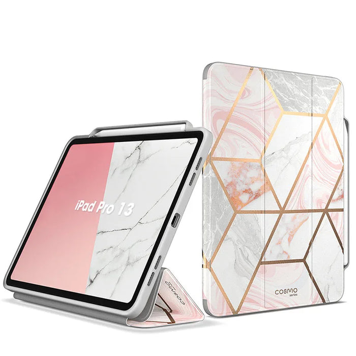 For Ipad Pro 13 Inch M4(2024 Release) Cosmo Soft Tpu Slim Trifold Stand Protective Case