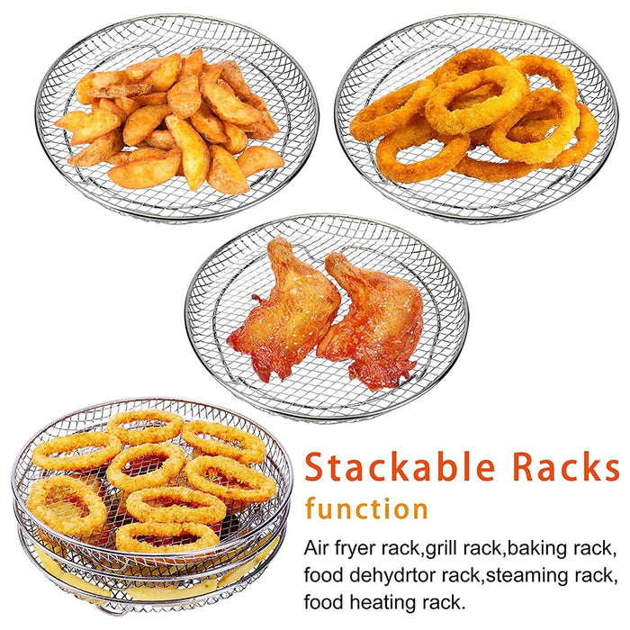 3 Layer Air Fryer Rack For Home Kitchen Oven