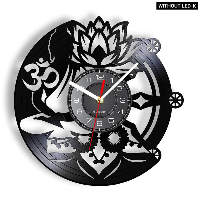 Zen Gymnastics Vinyl Record Wall Clock