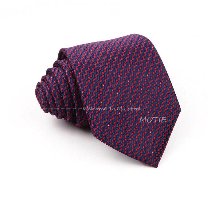 Floral Polyester Printed Necktie Purple Blue For Weddings