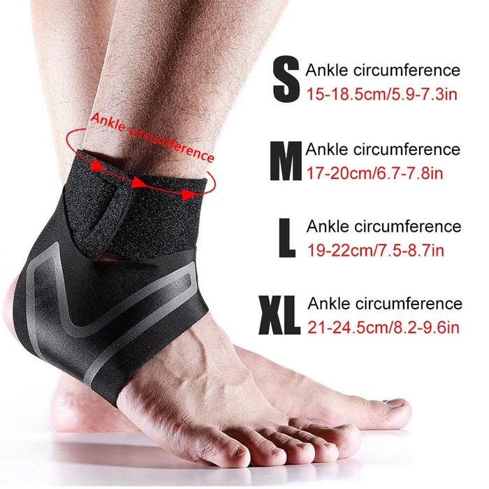 1 Pc Elasticity Adjustment Ankle Brace Foot Bandage