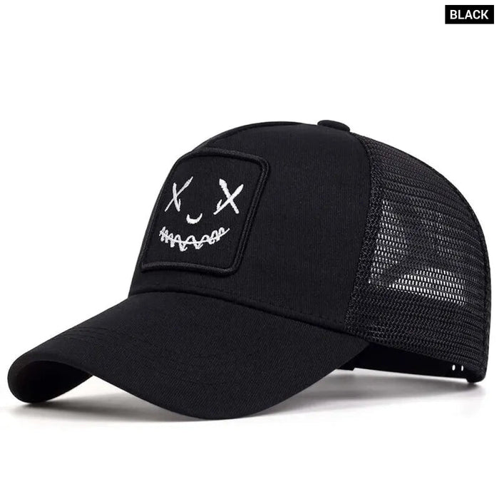 Adjustable Ghost Face Baseball Cap / Hat For Outdoor Sun Protection