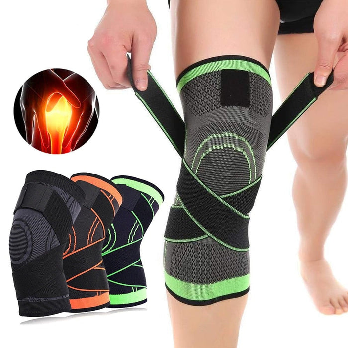 1/2Pcs Elastic Sport Knee Brace Pad For Joint Pain Arthritis Relief Running