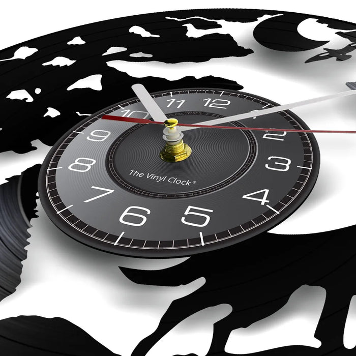 Wildlife Wolf Wall Clock