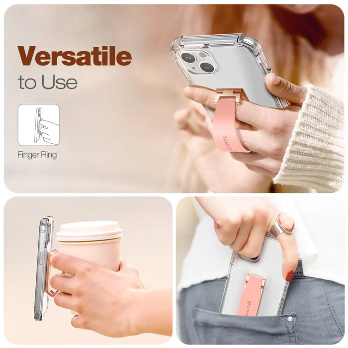 Universal 2 In 1 Finger Loop Holder Kickstand For Smartphones