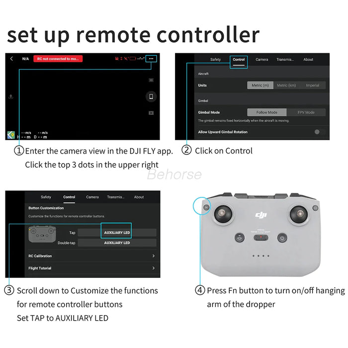 Mavic 3 Remote Thrower Airdrop System For Fishing Gifts And Rescue Kits