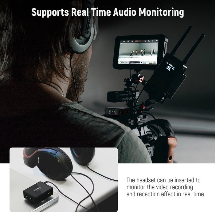 Wireless Lavalier Microphone For Iphone Ipad Android Camera Laptop 20H Nonstop Recording