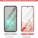 Samsung Galaxy S21 Fe 5g Glitter Marble Case With Screen