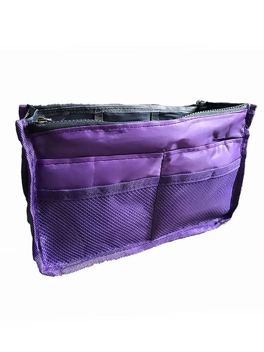 Double Zip Multifunctional Storage Bag Large Capacity For Makeup Toiletries And More