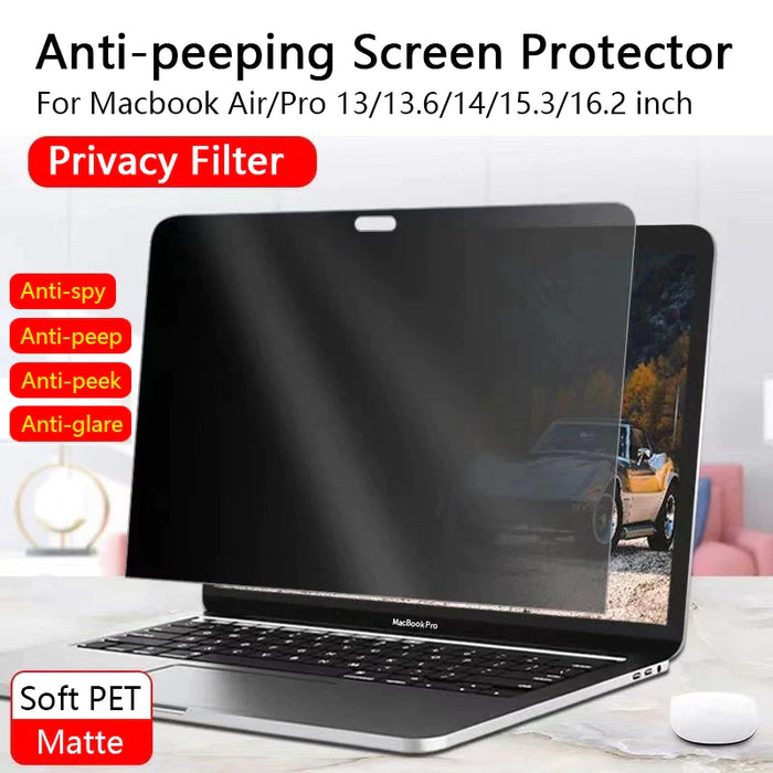 Privacy Screen Protector For Macbook Air Pro 13 15 16 Anti Peek Anti Spy Anti Glare Film