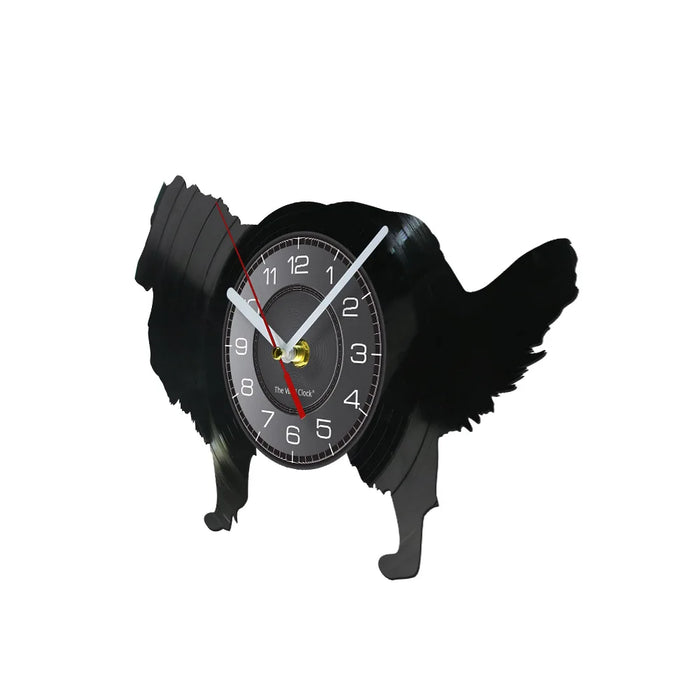 Vinyl Record Schnauzer Dog Wall Clock