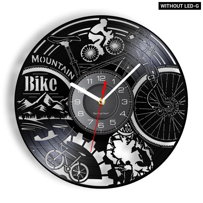 Bmx Vinyl Record Wall Clock