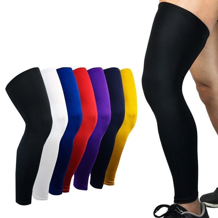 1Pair Anti-UV Elastic Sports Compression Leg Cover for Men Women