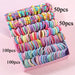 250 300pcs Girls Hair Bands Set Colourful Nylon Elastic
