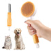 Dog Brush Hair Remover 2 In 1 Self Cleaning Tool