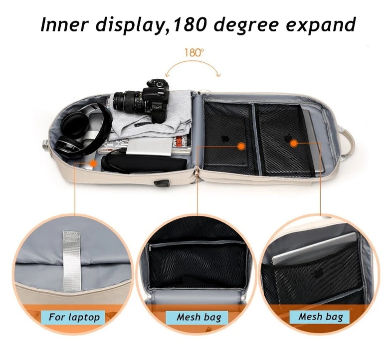 Mens 15.6,17.3 Inch Waterproof Shoulder Case Laptop Bag